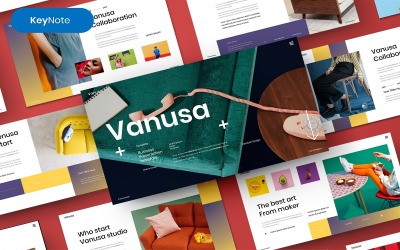 Vanusa – Zakelijk Keynote-sjabloon