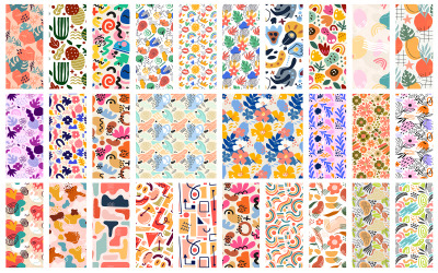 Abstract doodle naadloos patroon
