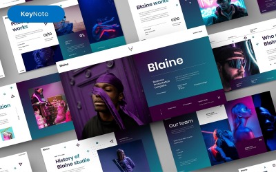 Blaine – Biznes Keynote Szablon