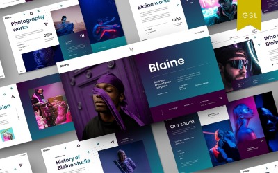 Блейн – бізнес-шаблон слайдів Google