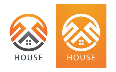 Casa Casa Costruzione Logo Vector V24