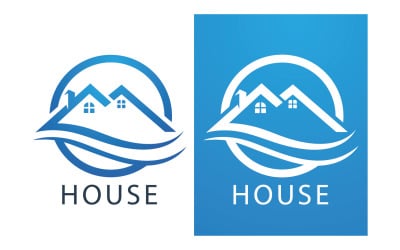 Casa Casa Costruzione Logo Vector V29