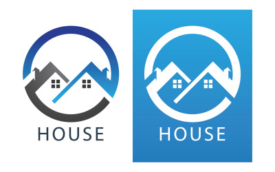 Casa Casa Costruzione Logo Vector V32