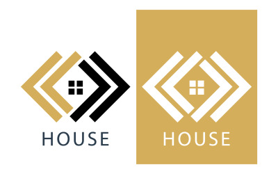 Hem House Building Logo Vector V16