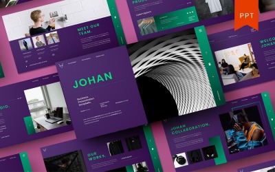 Johan – Üzleti PowerPoint sablon