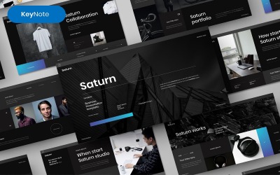 Saturn – Business-Keynote-Vorlage