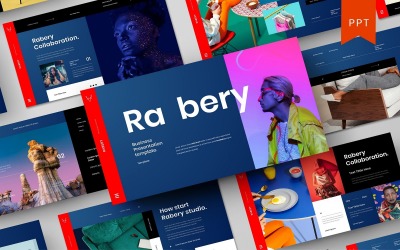 Rabery – бізнес шаблон PowerPoint