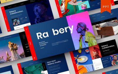 Rabery – Biznes Szablon PowerPoint