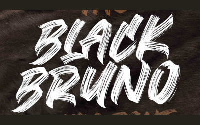 Чорний Бруно - Шрифт відображення кисті