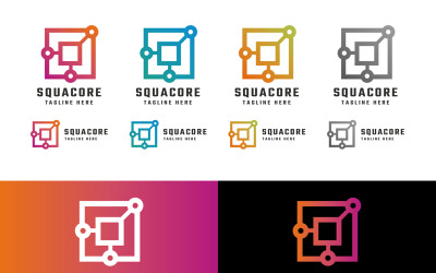 Професійний логотип Square Core