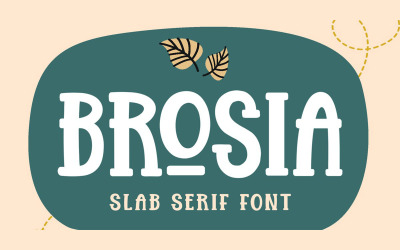 Шрифт Brosia Medium Slab Display