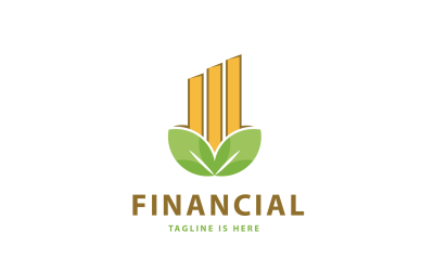 Accounting &amp;amp; Financial Logo Template