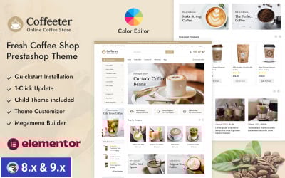 Coffeeter – адаптивна тема для Fresh Coffee Shop Prestashop