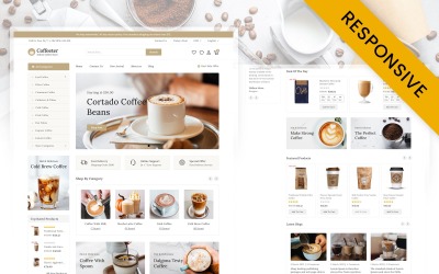 Coffeeter - Thème réactif Prestashop pour café frais