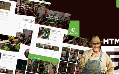 Ganva Botanical Gardening HTML5-Website-Vorlage