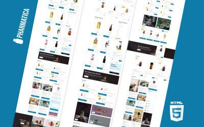 Pharmatica Modern Online Pharmacy HTML5 Ecommerce Website Template