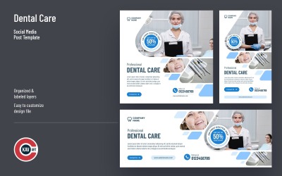 Social Media Banner Set för tandvård