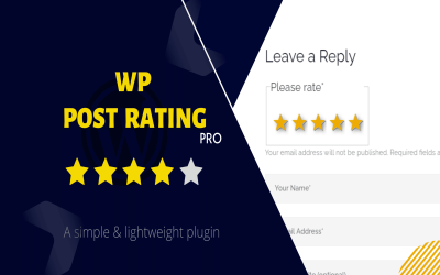 WP Post Rating Pro– Postklassificeringssystem för WordPress