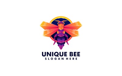 Bee Gradient Colorful Logo