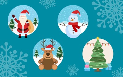 Ilustraciones vectoriales de Navidad