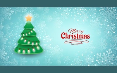 Kar ve Hafif Dekorasyonlu Noel Arka Planı