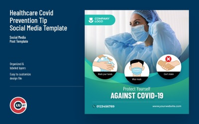 Sjukvård Covid Prevention Tips Social Media Mall