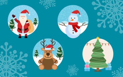 Weihnachten-Vektor-Illustrationen