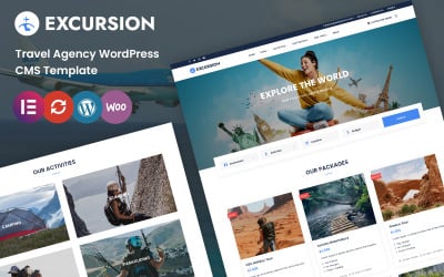 Excursão - Tour, Tema WordPress de Viagem