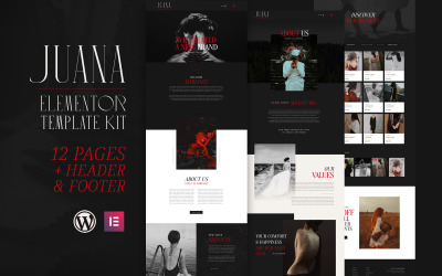JUANA - Elementor-sjabloonkit - compatibel met WooCommerce