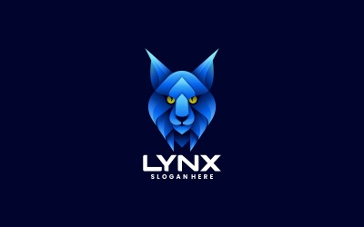 Lynx Color Gradient Logo Style