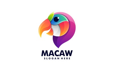 Macaw Gradient Colorful Logo