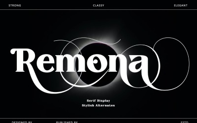 Remona - Mostrar fuentes tipográficas Serif