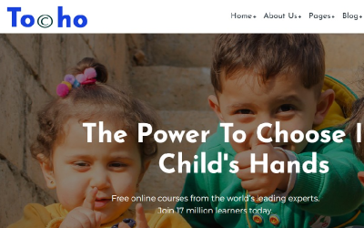 Tocho – charitativní a neziskové téma WordPress
