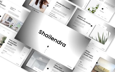 Plantilla de PowerPoint para presentación de Shailendra