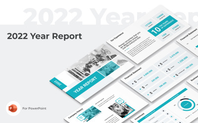 Roční zpráva 2022 šablona PowerPoint