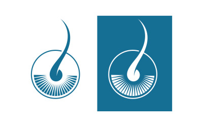 Догляд за волоссям логотип і символ вектор V9