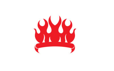 Fire And Flame Icon Gas Logo Vector V4