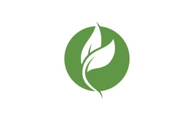 Leaf Green Logo Vector Nature Elements V31