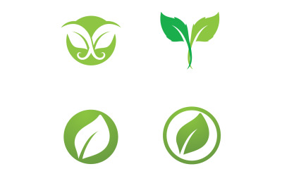 Leaf Green Logo Vector Nature Elements V49
