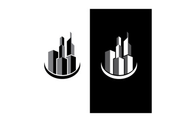 Modern City Building Home Logo Vector V17