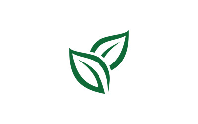 Eco foglia verde energia Logo Vector V21