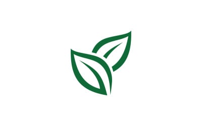 Eco Leaf Green Energy Logo Vector V21