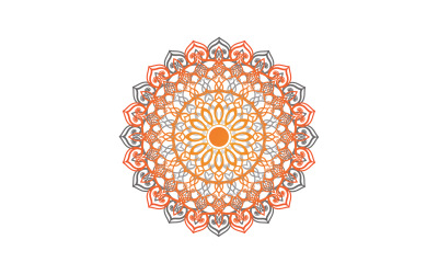 Mandala Flower Vector Elements Design V4