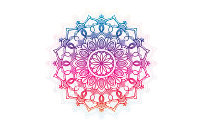 Mandala Flower Vector Elements Design V8