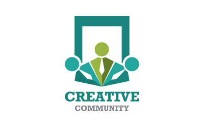 Creative People Team Group Community Logo V3