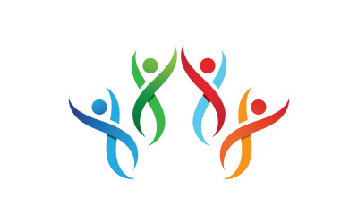 Creative People Team Group Community Logo V4