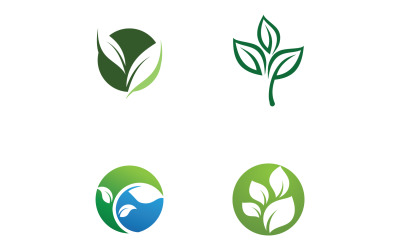 Eco Leaf Green Energy Logo Vector V50