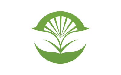 Feuille Eco Green Nature Logo Vector V25