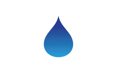 Goccia d&amp;#39;acqua Natura Logo Vector V4
