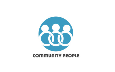 Logotipo de la comunidad del grupo de personas creativas V22